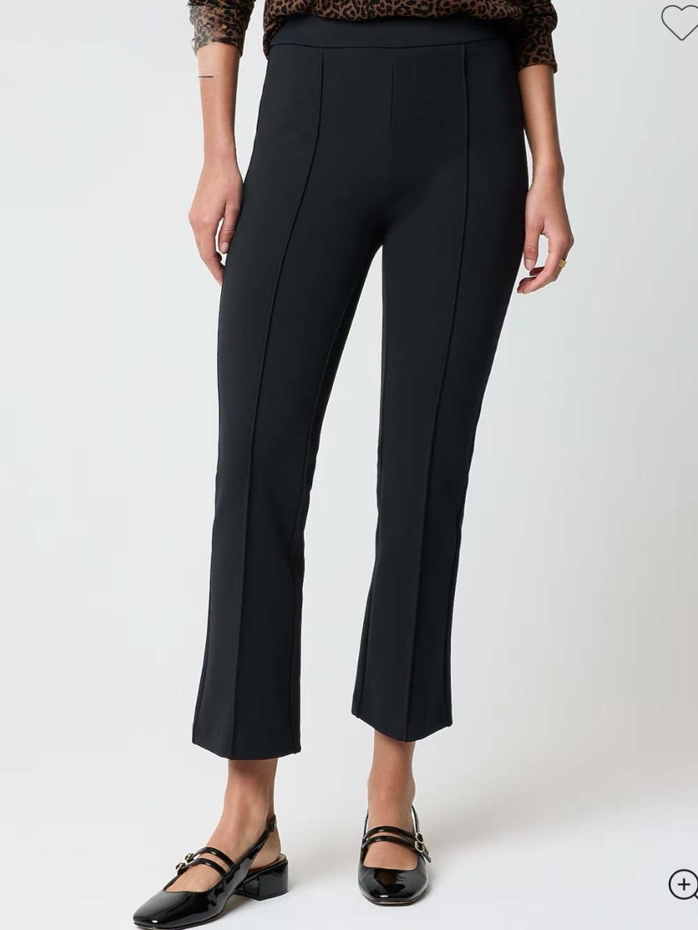 J Crew Factory Black Women's Ponte Kick Flare Pants